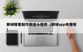 德清聊城哪里制作微信小程序（聊城app有哪些）