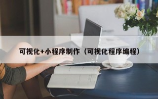德清可视化+小程序制作（可视化程序编程）